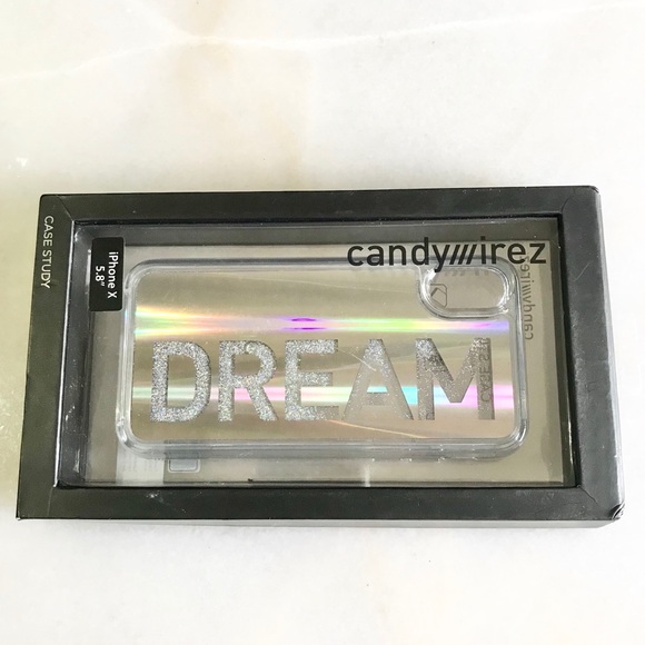 🌼 free w/purchase NWT iPhone X Candywirez Liquid Glitter case - Picture 3 of 8